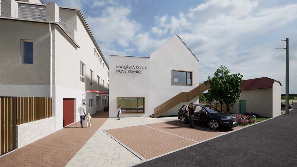 Architectural Study of the Elementary School and Kindergarten in Nové Bránice