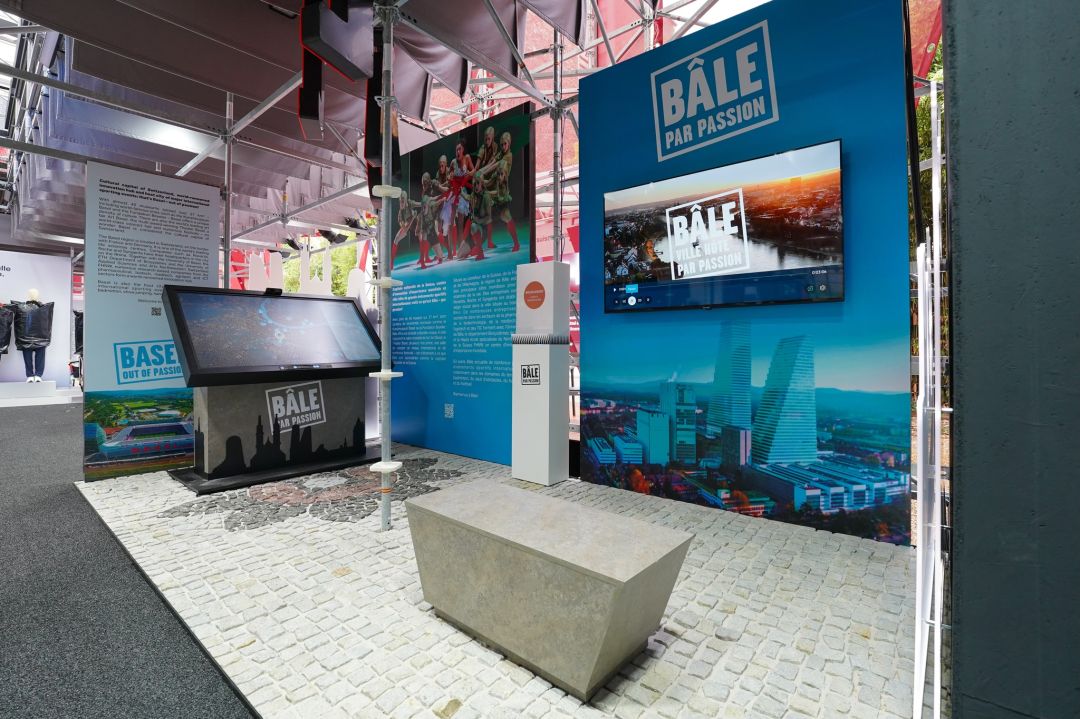 Interactive panel with custom made app