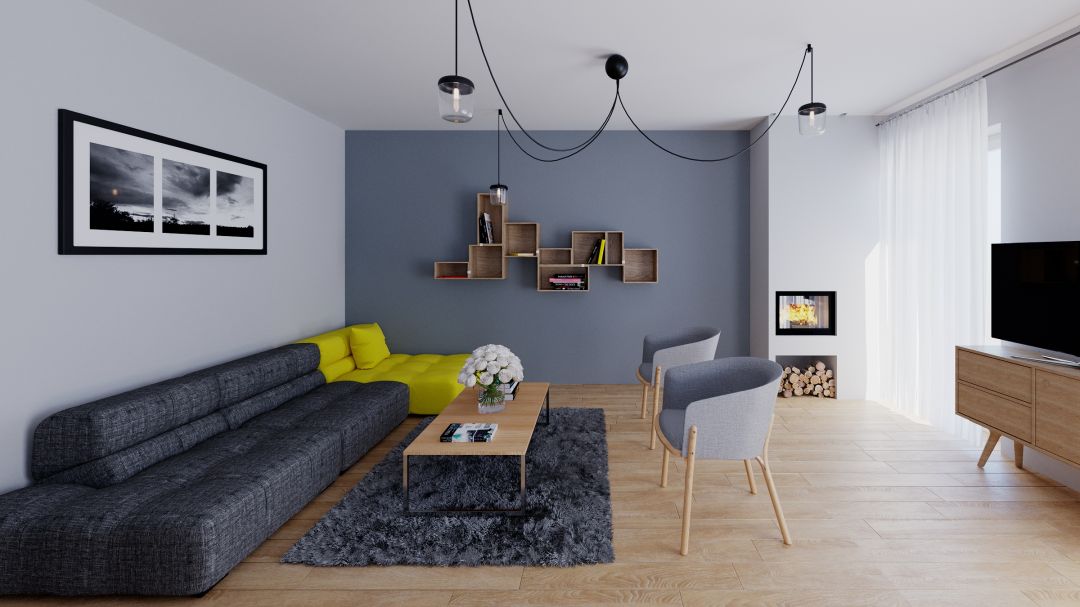 Interiors of 3 residential units - Třebonice