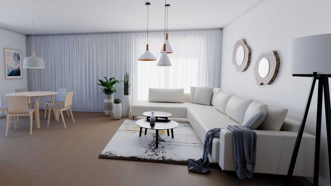 Interiors of 3 residential units - Třebonice