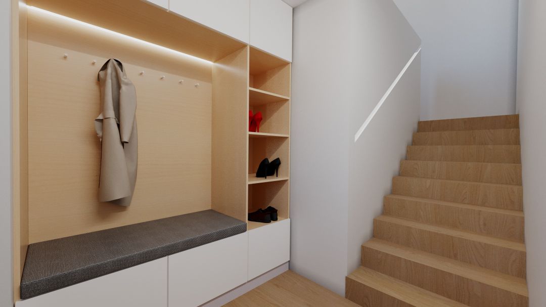 Interiors of 3 residential units - Třebonice