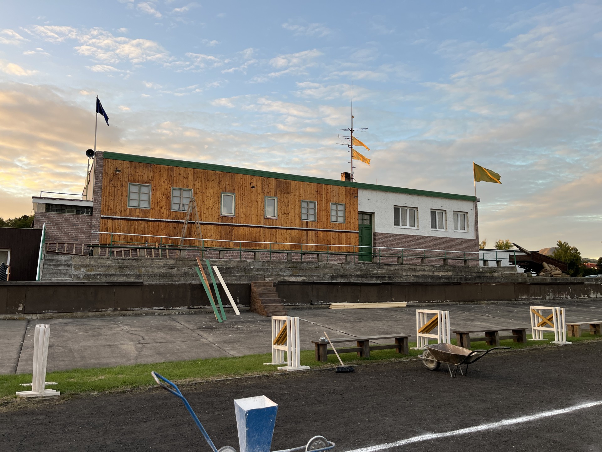 Stadion Louny TV series scene